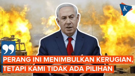 Netanyahu: Perang Menimbulkan Kerugian, tetapi Kami Tak Punya Pilihan Lain