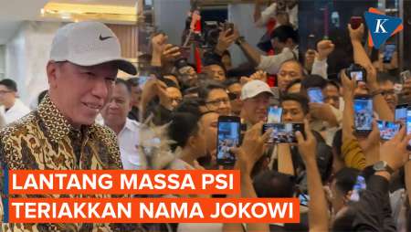 [FULL] Massa PSI Sambut Jokowi Di Makassar, Tiru Suara Gajah: Hu! Hu! Hu!