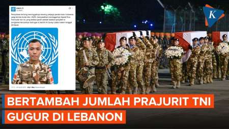 Praka Rico Tutup Usia, Total 4 Prajurit TNI Gugur di Lebanon