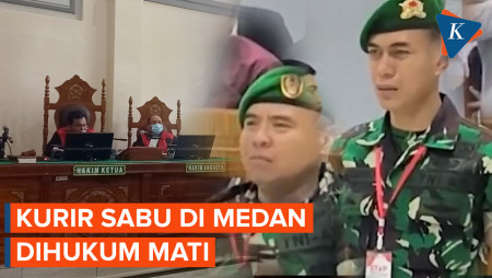 Terlibat Jaringan Kurir Narkoba Oknum TNI, 2 Warga Kalimantan Divonis Mati