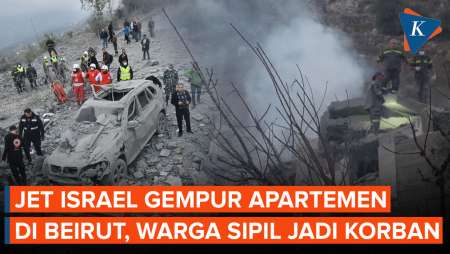 Jet Tempur Israel Gempur Apartemen di Beirut, Jauh dari Benteng Hizbullah