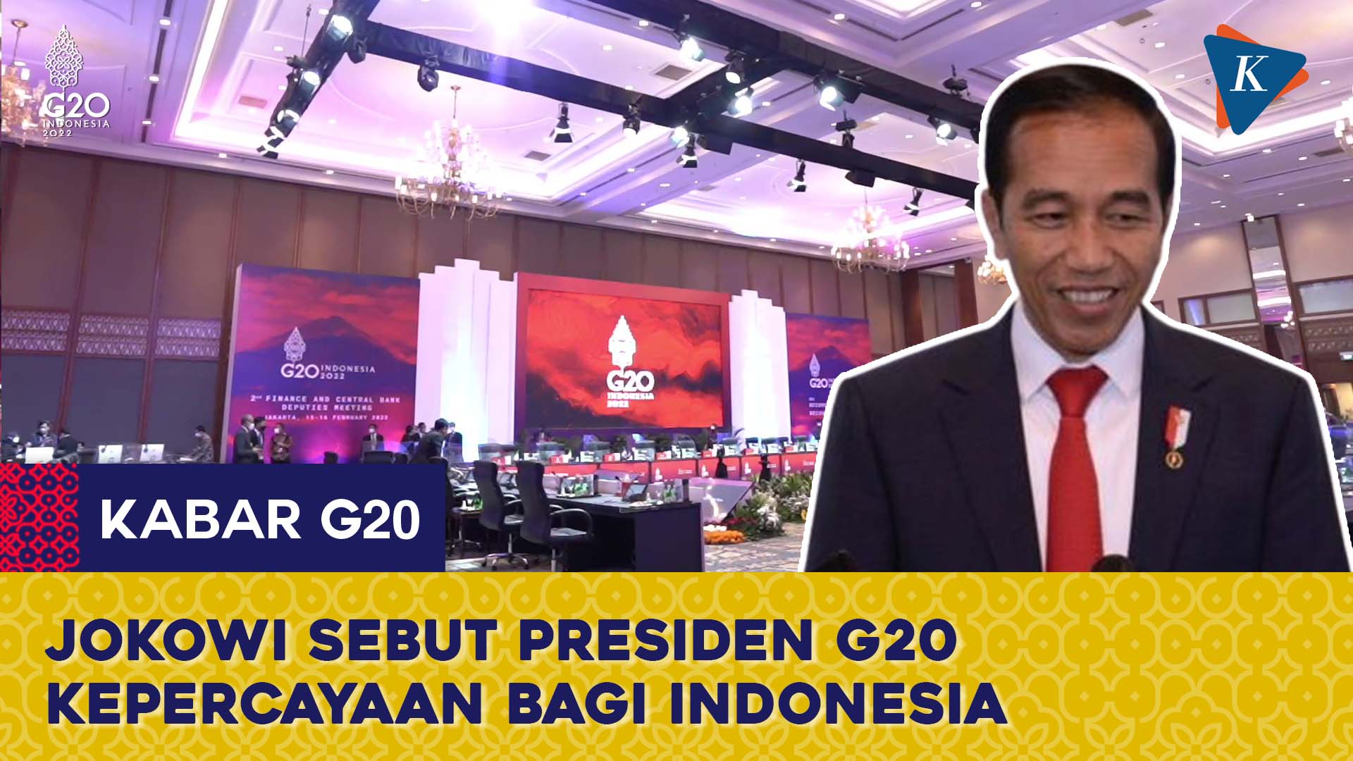 Jokowi: Presidensi G20 adalah Kepercayaan bagi Indonesia