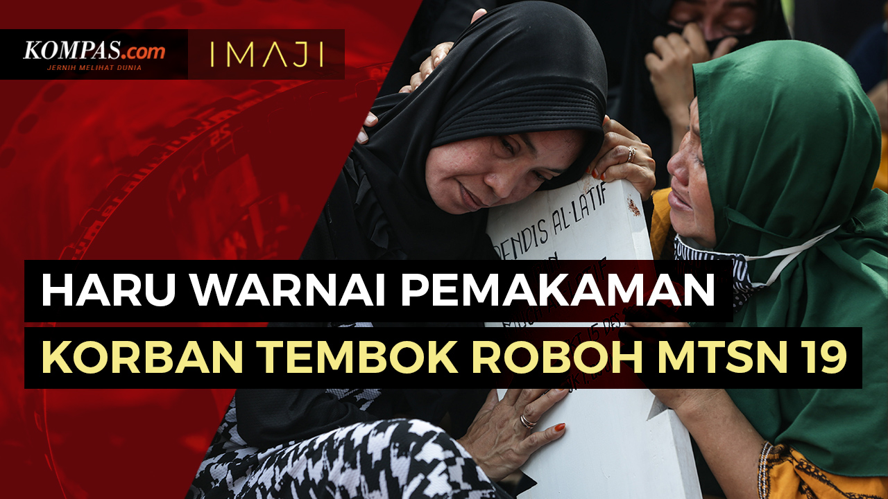 Haru Warnai Pemakaman Korban Tembok Roboh MTsN 19 Jakarta