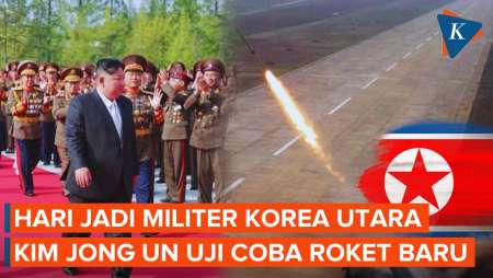 Rayakan Hari Militer Korea Utara, Kim Jong Un Luncurkan Roket