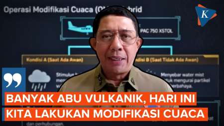 BNPB Siapkan Modifikasi Cuaca, Lawan Sebaran Abu Vulkanik Anak Krakatau yang Makin Meluas