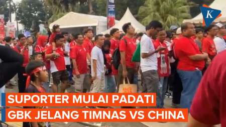 Situasi Jelang Laga Timnas Vs China di GBK, Ultras Garuda Nyanyikan Chant 