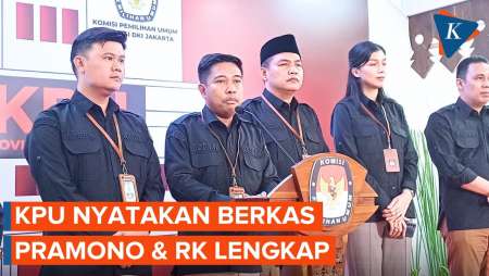 KPU Jakarta Nyatakan Berkas Pramono-Rano dan RK-Suswono Lengkap, Akan Diverifikasi 8 Hari