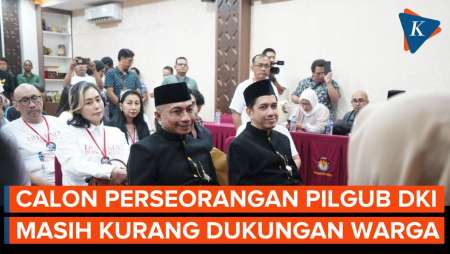 Dharma Pongrekun Belum Lolos Jadi Bakal Cagub DKI Jakarta, 618.968 KTP Belum Terpenuhi