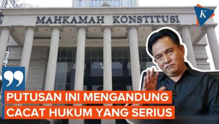 Kritik Putusan MK, Yusril Ihza Mahendra : Cacat Hukum yang Serius!