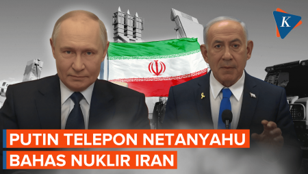 Putin Telepon Netanyahu, Siap Bantu Negosiasi soal Nuklir Iran