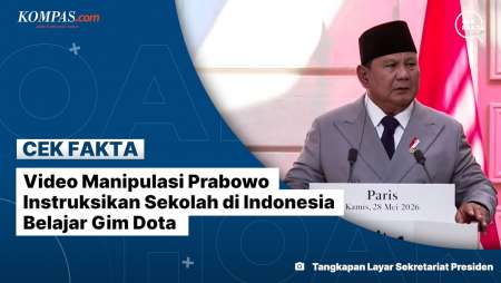 Video Manipulasi Prabowo Instruksikan Sekolah Di Indonesia Belajar Gim Dota