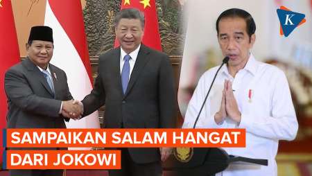 Prabowo Bertemu Xi Jinping, Sampaikan Salam Hangat dari Jokowi