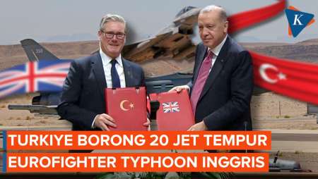 Turkiye Borong 20 Jet Tempur Eurofighter Typhoon Dari Inggris Senilai Rp 177 Triliun