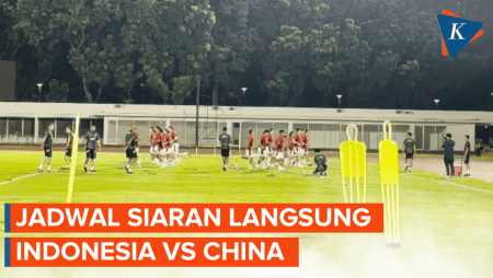 Jadwal Siaran Langsung Timnas Indonesia Vs China, Tayang di TV Apa?