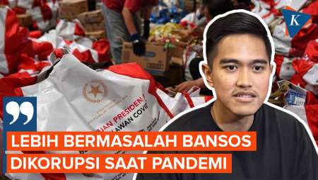 Kaesang Singgung Bansos Lebih Bermasalah yang Dikorupsi Saat Pandemi