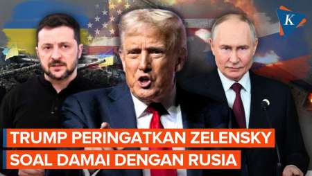 Trump Peringatkan Ukraina Agar Segera Berdamai Dengan Rusia: Jika Tidak Akan Sangat Buruk!