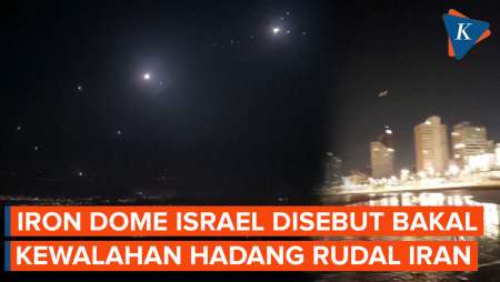 Iron Dome Israel Dinilai Bakal Kewalahan Hadang Serangan Rudal Iran