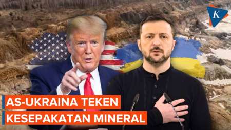 Ditekan Trump, AS dan Ukraina Akhirnya Teken Kesepakatan Mineral