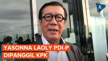 KPK Panggil Yasonna Laoly PDI-P untuk Diperiksa Besok