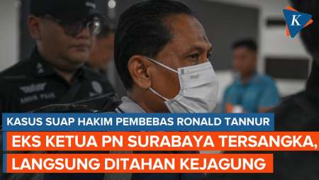 [FULL] Eks Ketua PN Surabaya Tersangka Suap Hakim Pembebas Ronald Tannur, Langsung Ditahan