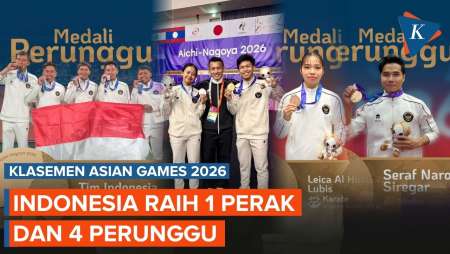 Klasemen Medali Asian Games 2026: China Nomor 1, Indonesia Posisi 12