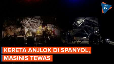 Kecelakaan Kereta Kembali Terjadi Di Spanyol, Masinis Tewas, 37 Orang Luka
