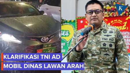 Mobil Dinas TNI Diduga Lawan Arah, Kadispenad: Faktanya Tak Seperti Itu