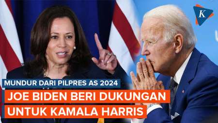 Mundur dari Pilpres AS, Biden Beri Dukungan untuk Kamala Harris