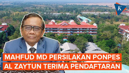 Mahfud Bebaskan Ponpes Al Zaytun Tetap Buka Pendaftaran Siswa Baru