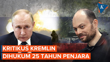 Upaya Banding Ditolak, Kritikus Kremlin Divonis 25 Tahun Penjara