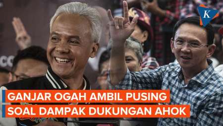 Ahok Dinilai Bisa Ganjal Dukungan Simpatisan Anies, Ganjar Ogah Ambil Pusing