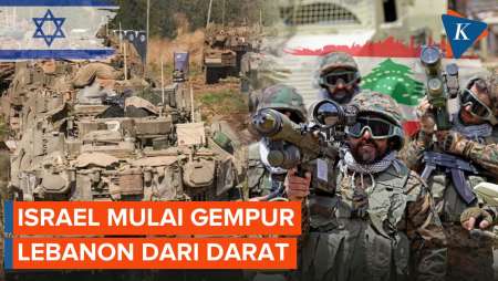 Israel Mulai Serangan Darat ke Lebanon, Hadapi Hizbullah di Perbatasan