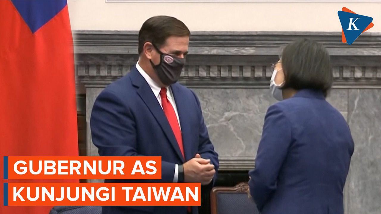 Lagi! Gubernur AS Kunjungi Taiwan, Temui Presiden Taiwan