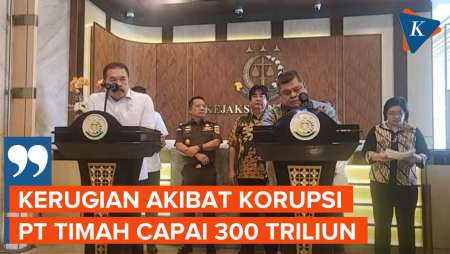 Jaksa Agung Sebut Kerugian akibat Kasus Korupsi PT Timah Capai Rp 300 Triliun