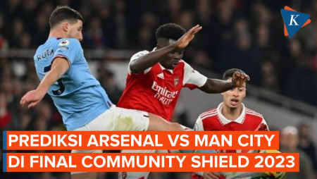 Prediksi Arsenal vs Man City di Final Community Shield 2023