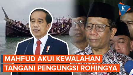 Jokowi Minta Menko Polhukam Tangani Pengungsi Rohingya, Mahfud: Ini Sudah Kewalahan