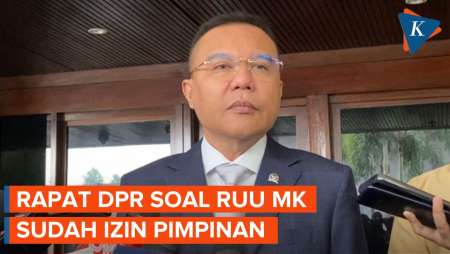 Dasco Sebut Pembahasan RUU MK bersama Menko Polhukam Saat Reses Sudah Seizin Pimpinan DPR