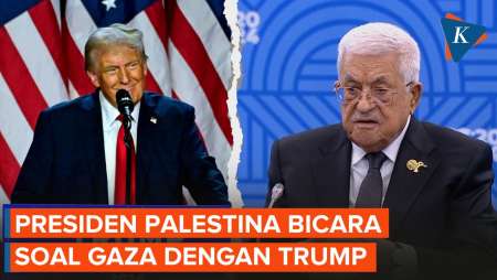 Telepon Trump, Presiden Palestina Bahas Perdamaian di Gaza