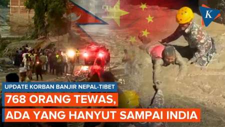 Korban Banjir Nepal Hanyut sampai India, 3.048 Orang Masih Hilang