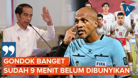 Kepemimpinan Wasit Ahmed Al Kaf Bikin Jokowi ‘Gondok’!