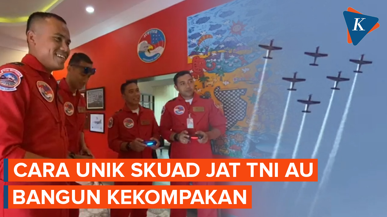 Skuad Jupiter Aerobatic Team TNI AU Bangun Kekompakan Lewat Playstation