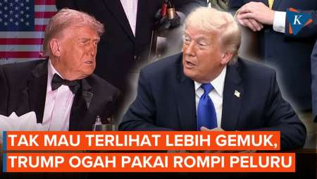 Canda Trump Ogah Pakai Rompi Antipeluru, Tak Mau Terlihat Lebih Gemuk