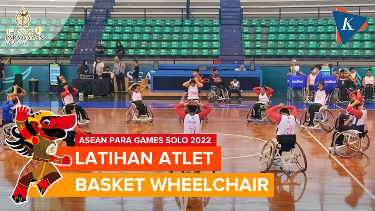 Kontingen Atlet Basket Wheelchair ASEAN Para Games 2022 Melakukan Sesi Latihan