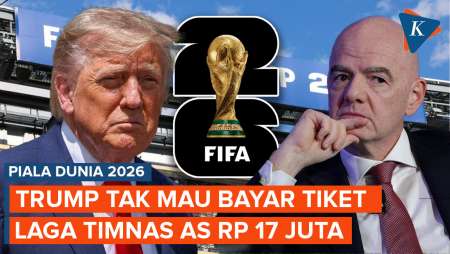 Trump Semprot FIFA, Tak Sudi Beli Tiket Piala Dunia Rp 17 Juta