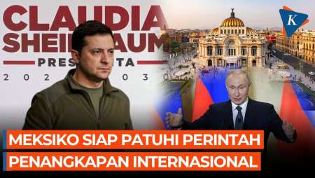 Ukraina Minta Meksiko Tangkap Putin jika Hadiri Pelantikan Presiden Claudia