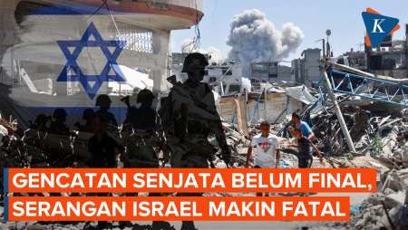 Israel Kembali Bombardir Jalur Gaza di Tengah Upaya Gencatan Senjata