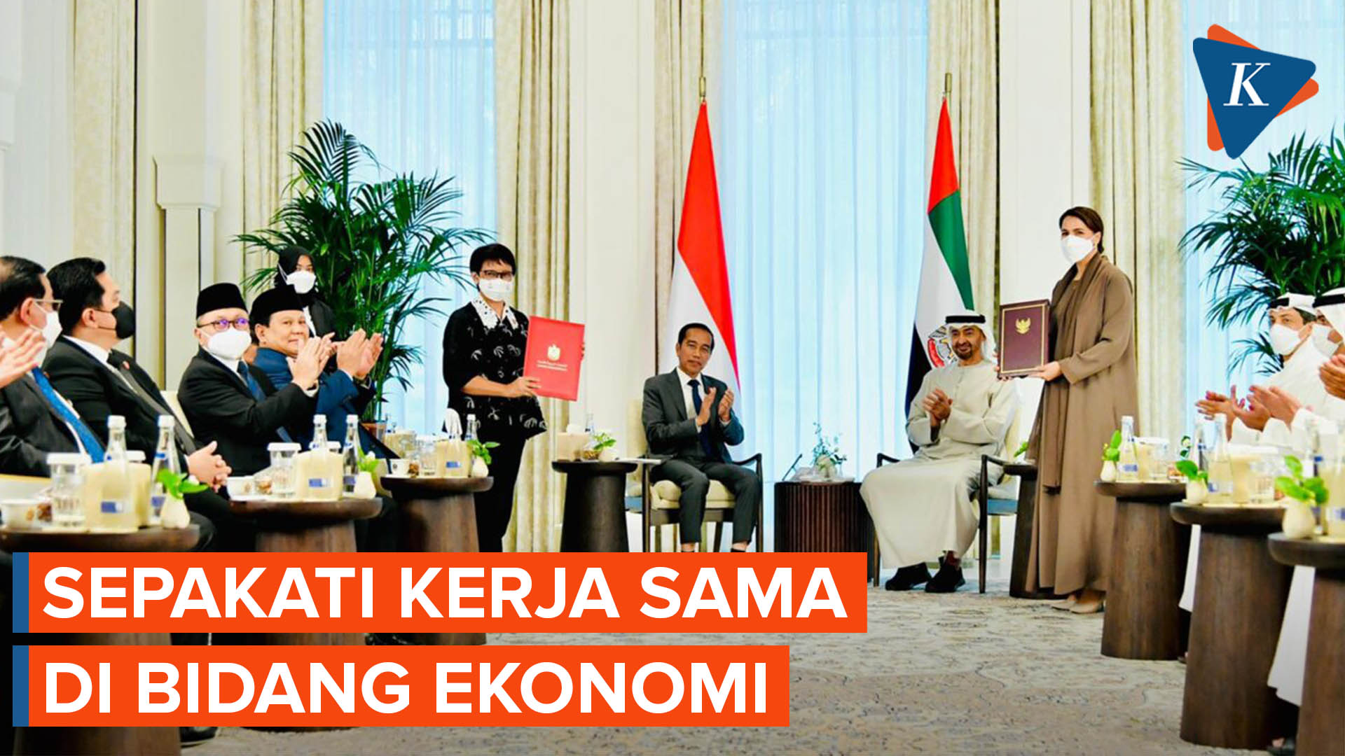 Jokowi Temui MBZ Sepakati Sejumlah Kerja Sama Ekonomi