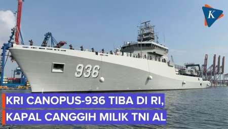 KRI Canopus-936 Tiba di Indonesia Usai Arungi Samudra 57 Hari, Perkuat Alutsista TNI AL