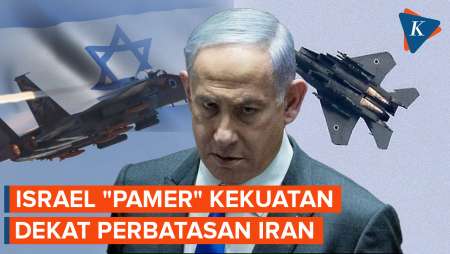 Puluhan Jet Tempur Israel Pamer Kekuatan Dekat Perbatasan Iran, Ada Apa?