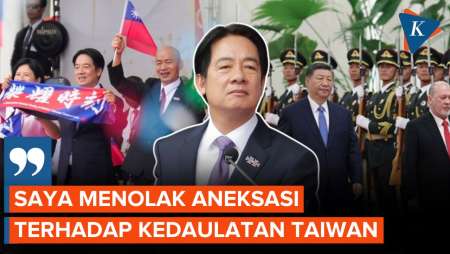 Presiden Taiwan Tegas Menentang Setiap Upaya Aneksasi China